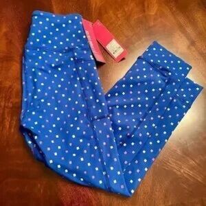 Blue Polka Dot Kids Leggings